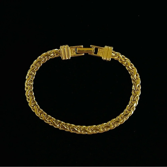 Givenchy Vintage Gold Tome Bracelet - Picture 1 of 4